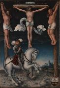 Lucas Cranach The Crucifixion with the Converted Centurion. Spain oil painting artist